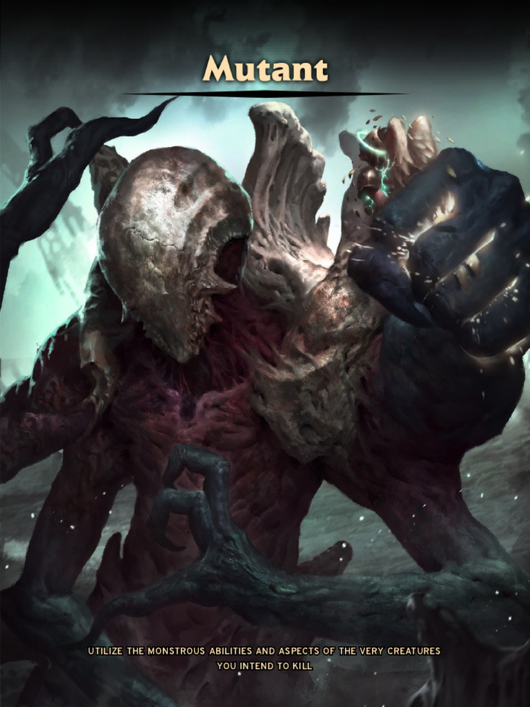 Mutant Class Features and Traits Guide | PDF