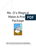 Ms. O's Magical Make-A-Poem Package