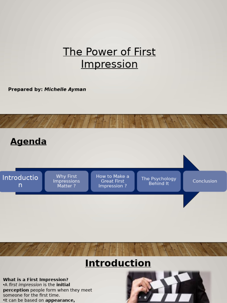 Mastering First Impressions Guide | PDF