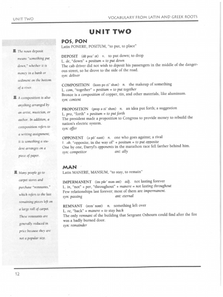 Unit Two | PDF