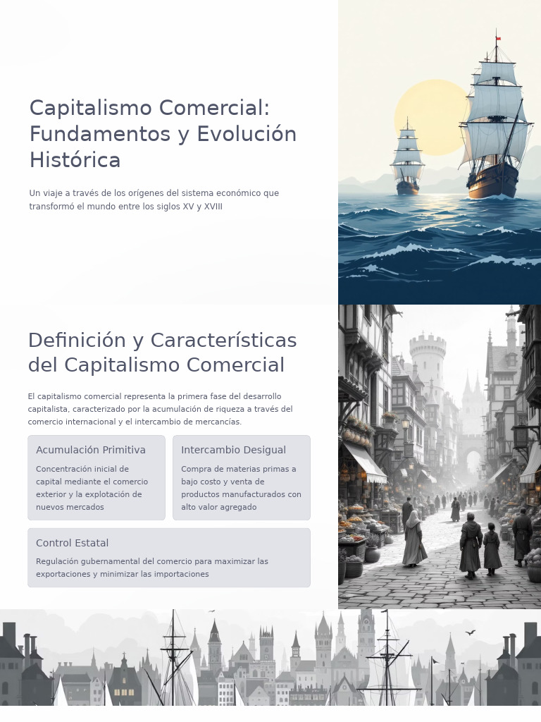 Capitalismo Comercial: Orígenes y Características | PDF | Comercio ...