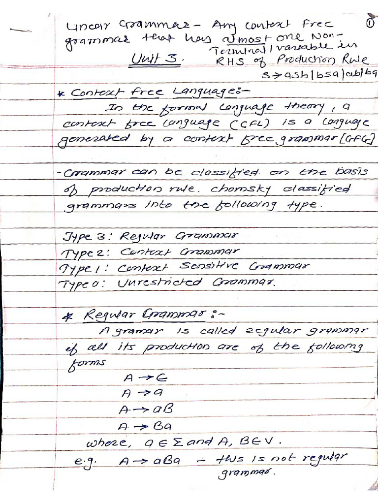 Toc Unit 3 Notes | PDF