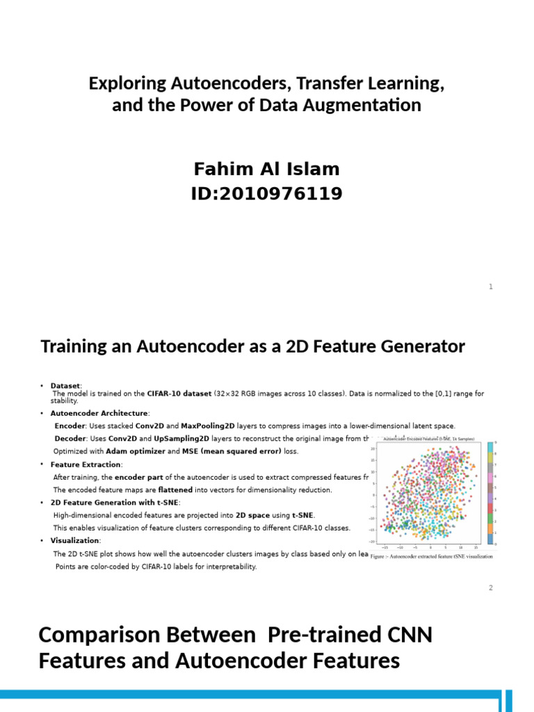 Autoencoders and Data Augmentation Insights | PDF | Machine Learning ...