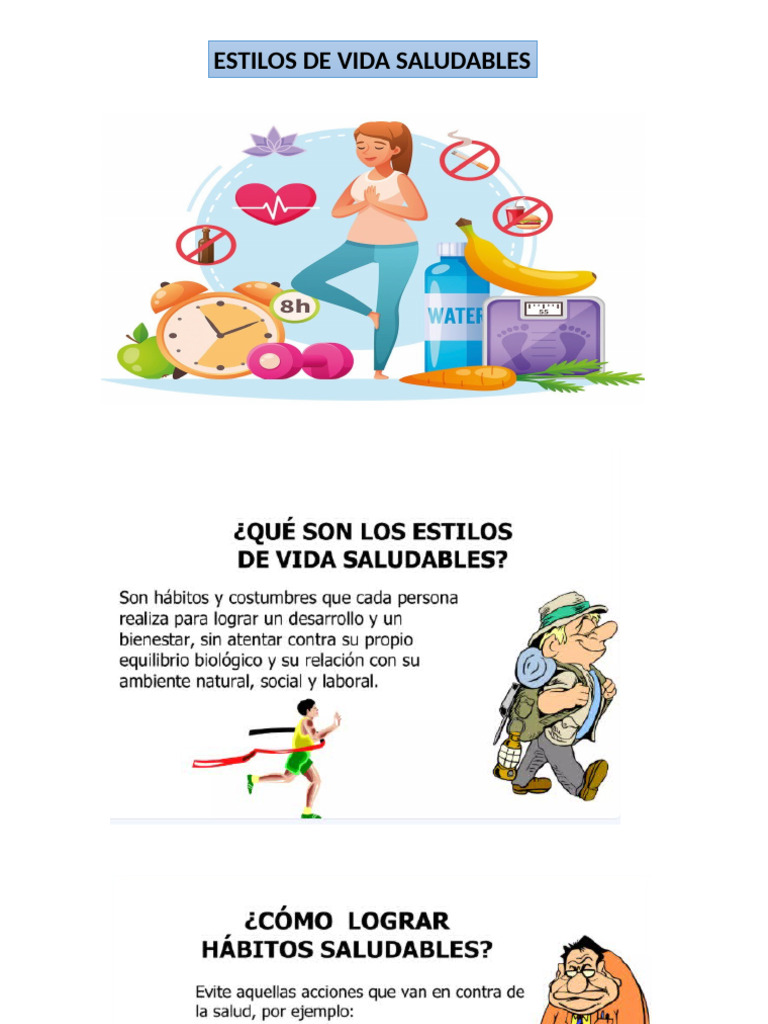 Estilos de Vida Saludable | PDF