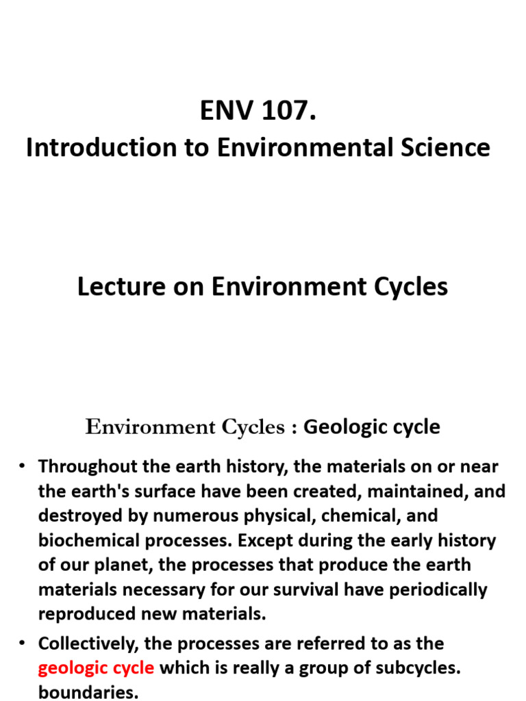 Geologic and Tectonic Cycles Explained | PDF | Plate Tectonics | Rock ...