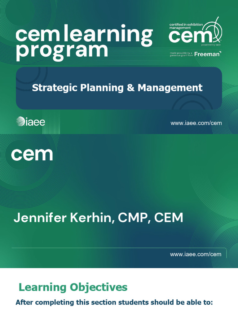 2025 CEM Strategic Planning - SA August 2025 Updated | PDF | Strategic ...
