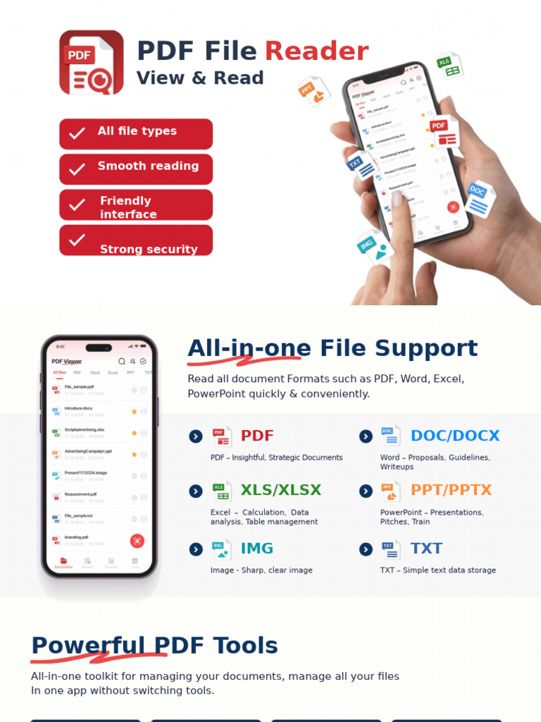 All-in-One PDF File Reader & Tools | PDF