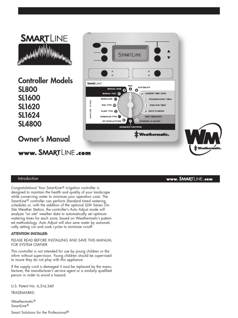SmartLine® Controller User Manual | PDF | Menu (Computing)