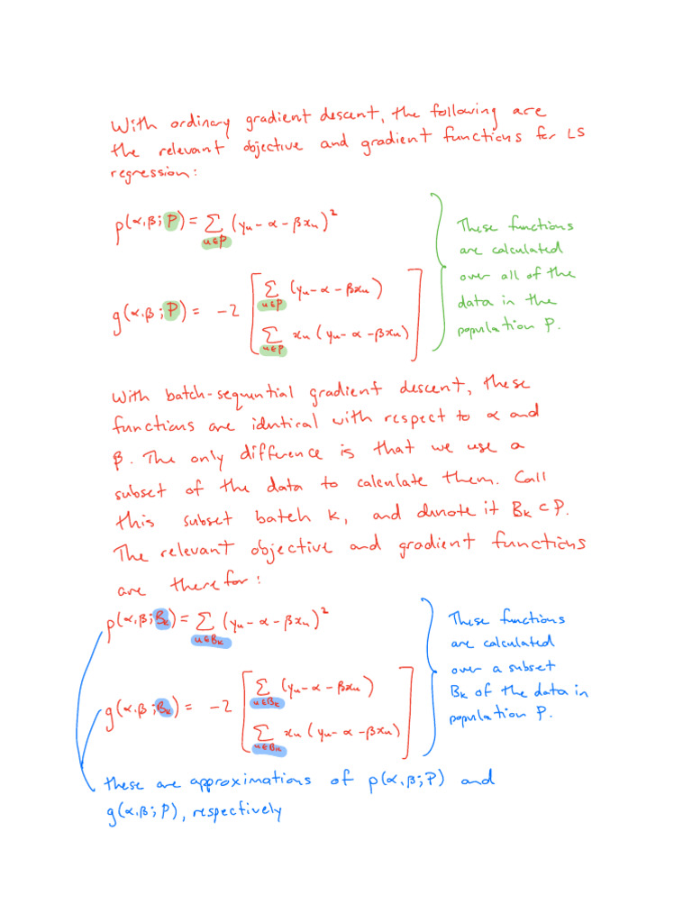 Batch-Sequential GD Vs Batch-Stochastic GD Vs Ordinary GD | PDF