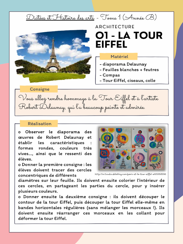 Fiches de Prã©paration - Arts Visuels AnnÃ©e B | PDF