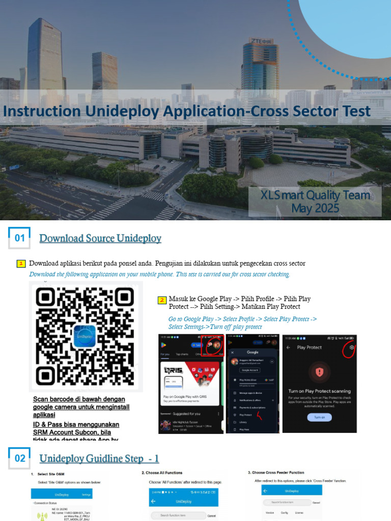 XLSmart - ZTE Project - Unideploy Cross Sector Test Guideline - Rev 1.0 ...