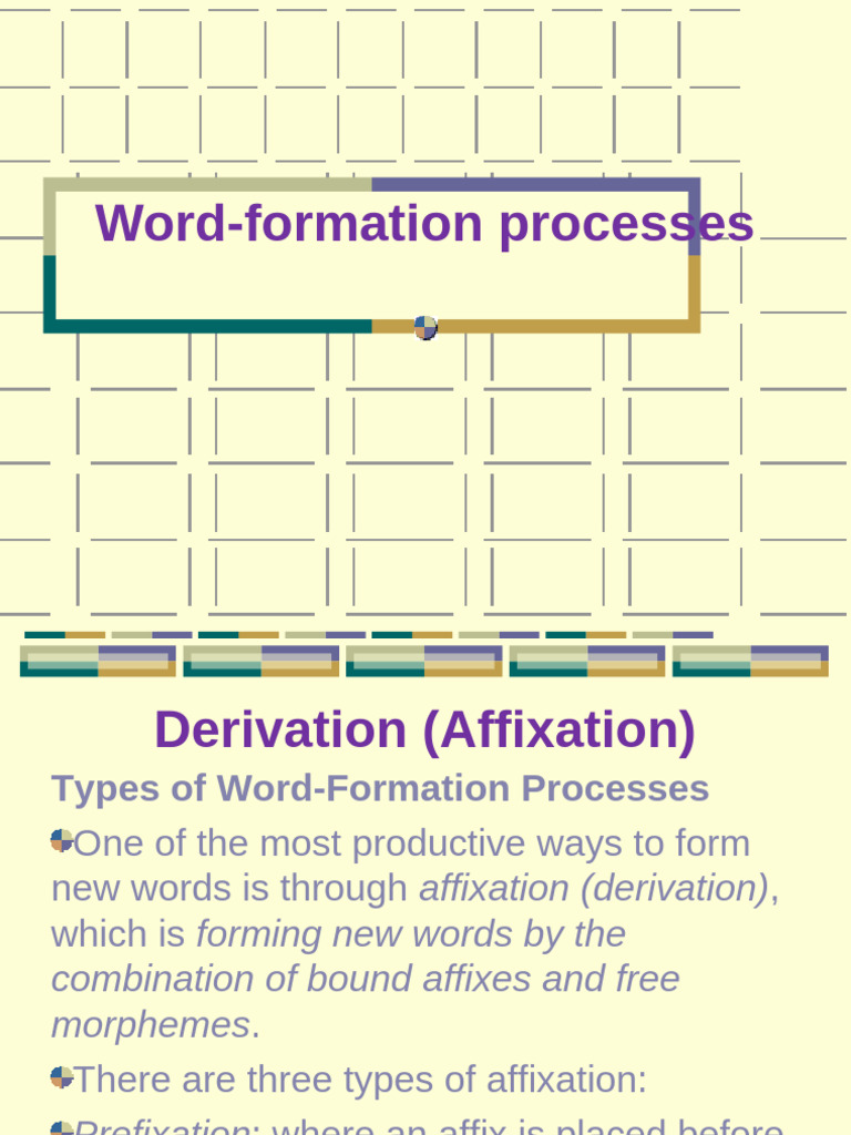 Word Formation Processes Explained | PDF | Adjective | Noun