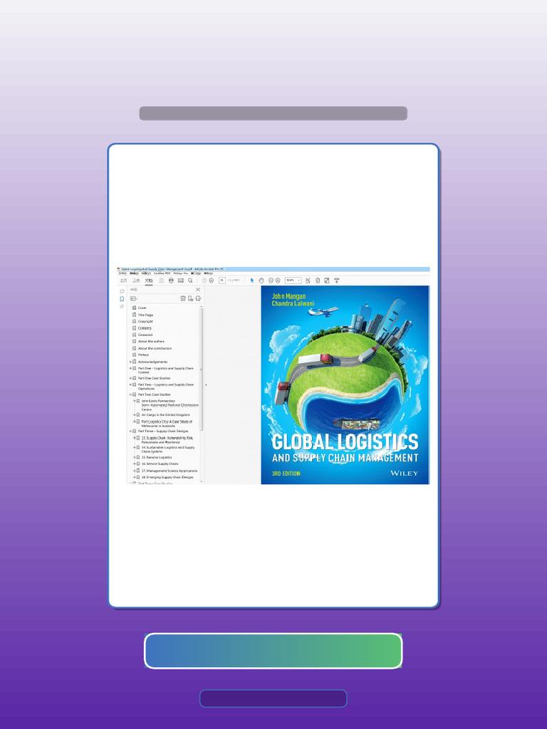 Authorized Global Logistics and Supply Chain Management 3e eBook and ...