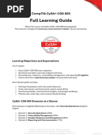 CompTIA CySA+ CS0-003 Study Notes | PDF | Crime Prevention | Security