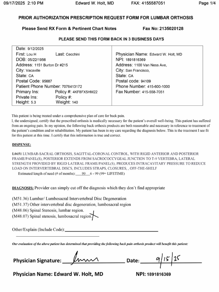 Lou H Cecchini RX+CN | PDF