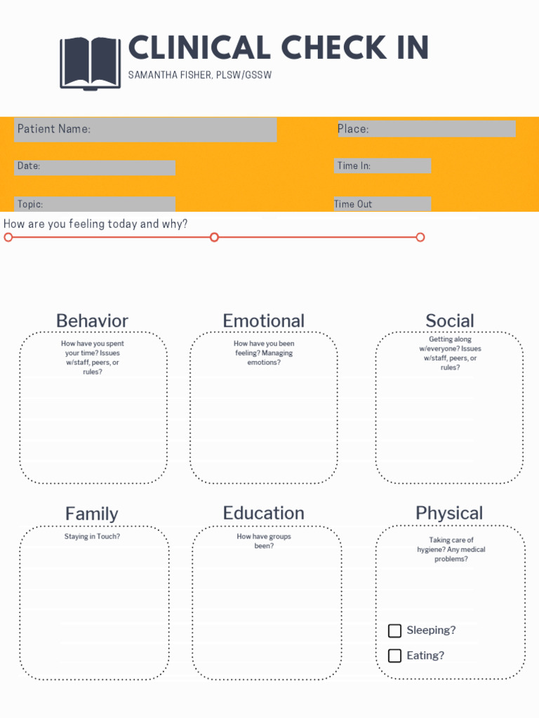 Patient Check-In Report Template | PDF