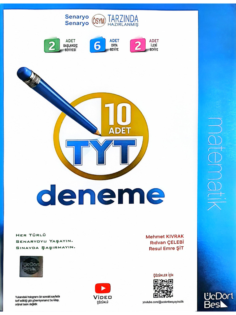345 TYT Matematik Branş Denemesi 2025 | PDF