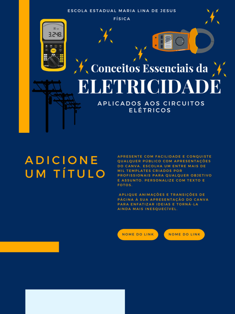 Conceitos de Eletricidade em Circuitos | PDF