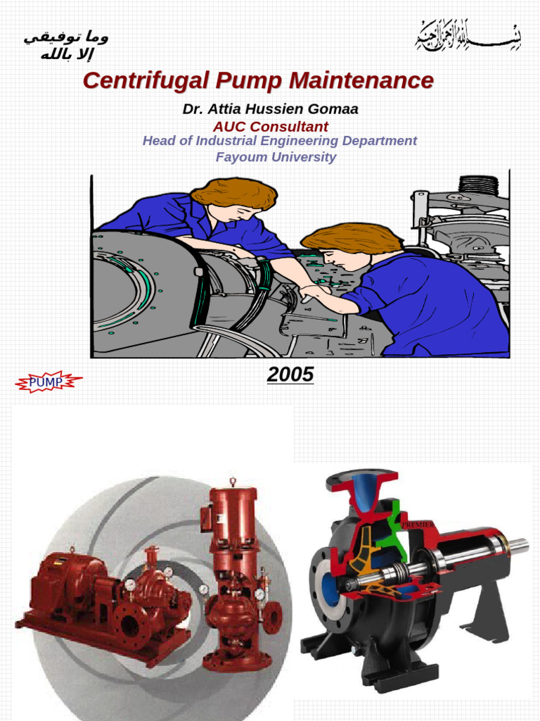 Centrifugal Pump Maintenance Guide | PDF | Pump | Bearing (Mechanical)