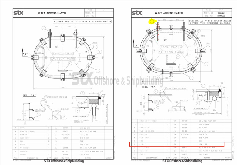 W.B.T Access Hatch Specifications | PDF