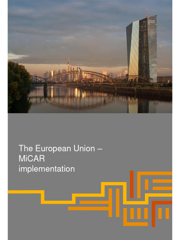 EU MiCAR Framework for Crypto Assets | PDF | Regulatory Compliance ...