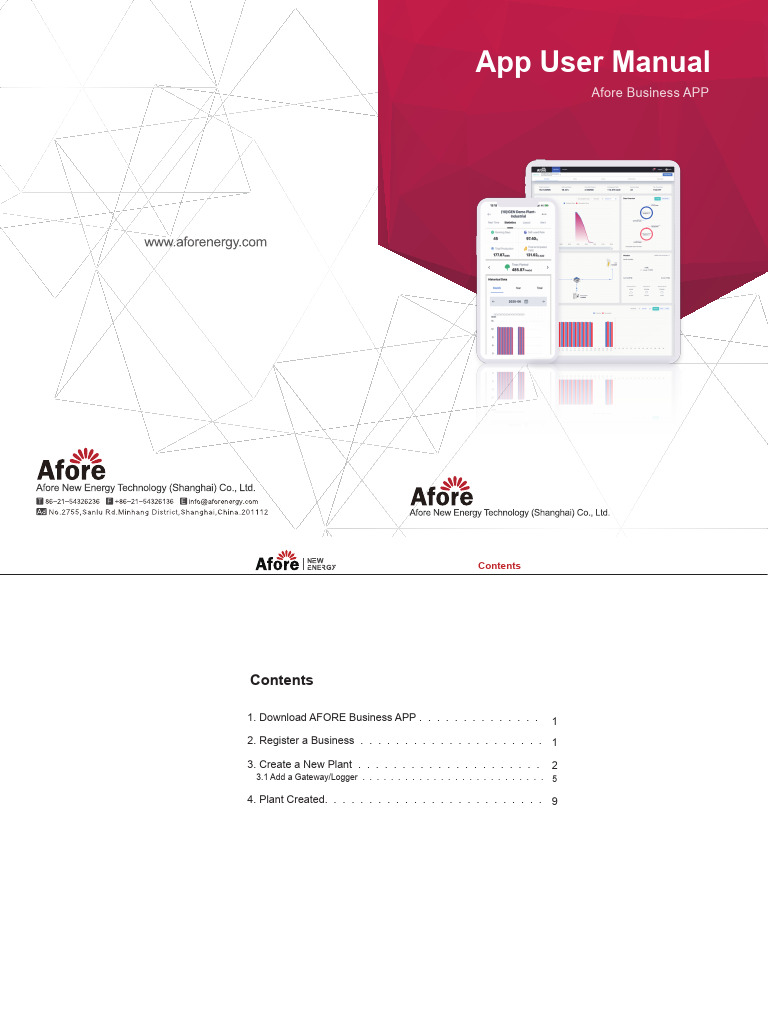 Afore Bussiness Config | PDF | Qr Code | Mobile Computers
