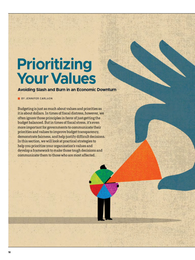 Prioritizing Values in Budgeting Strategies | PDF | Expense | Fund ...