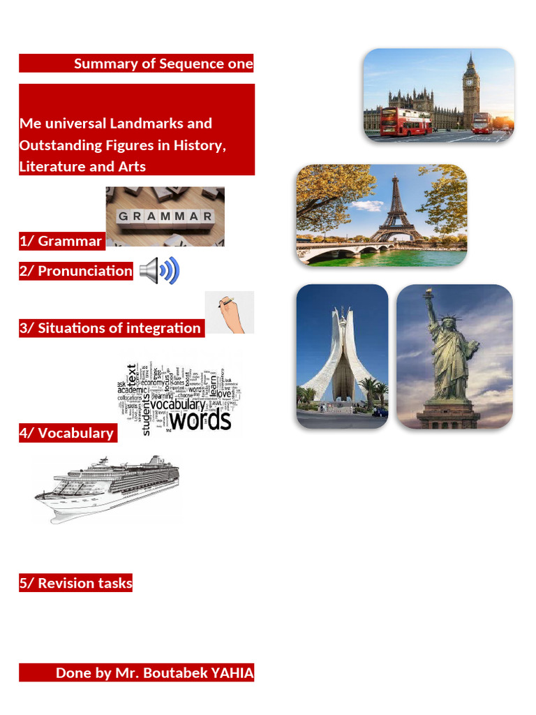 Summary of Sequence One Me | PDF | English Language | Linguistics