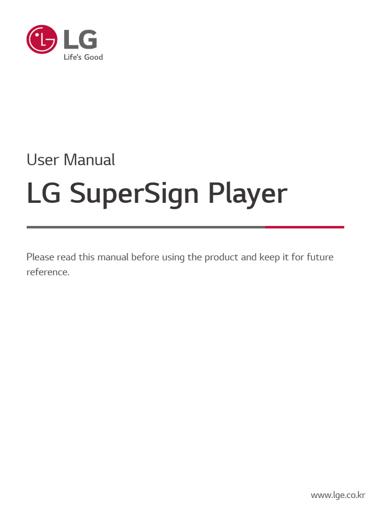 LG SuperSign Player Default Password Guide | PDF | Ip Address | System ...