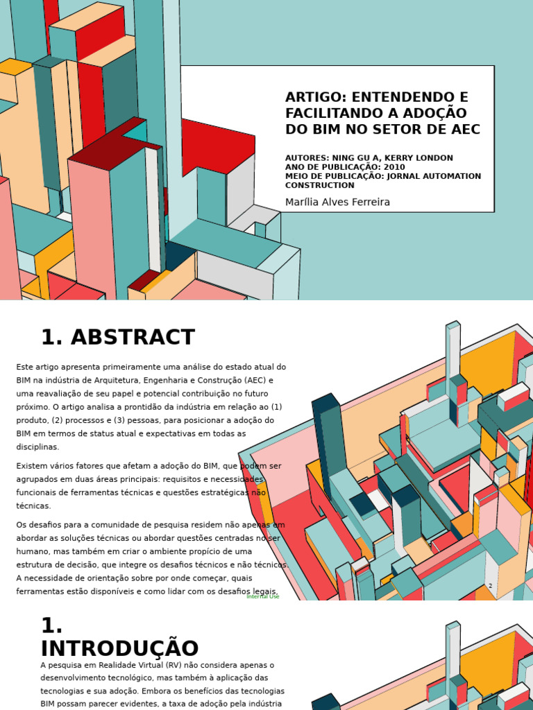 Entendendo e facilitando a adoção do BIM no setor de AEC | PDF | BIM ...