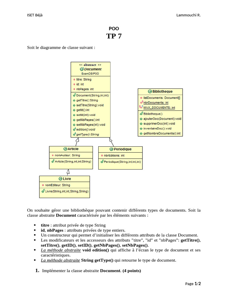 Gestion de bibliothèque en Java | PDF | Génie logiciel | Programmation ...