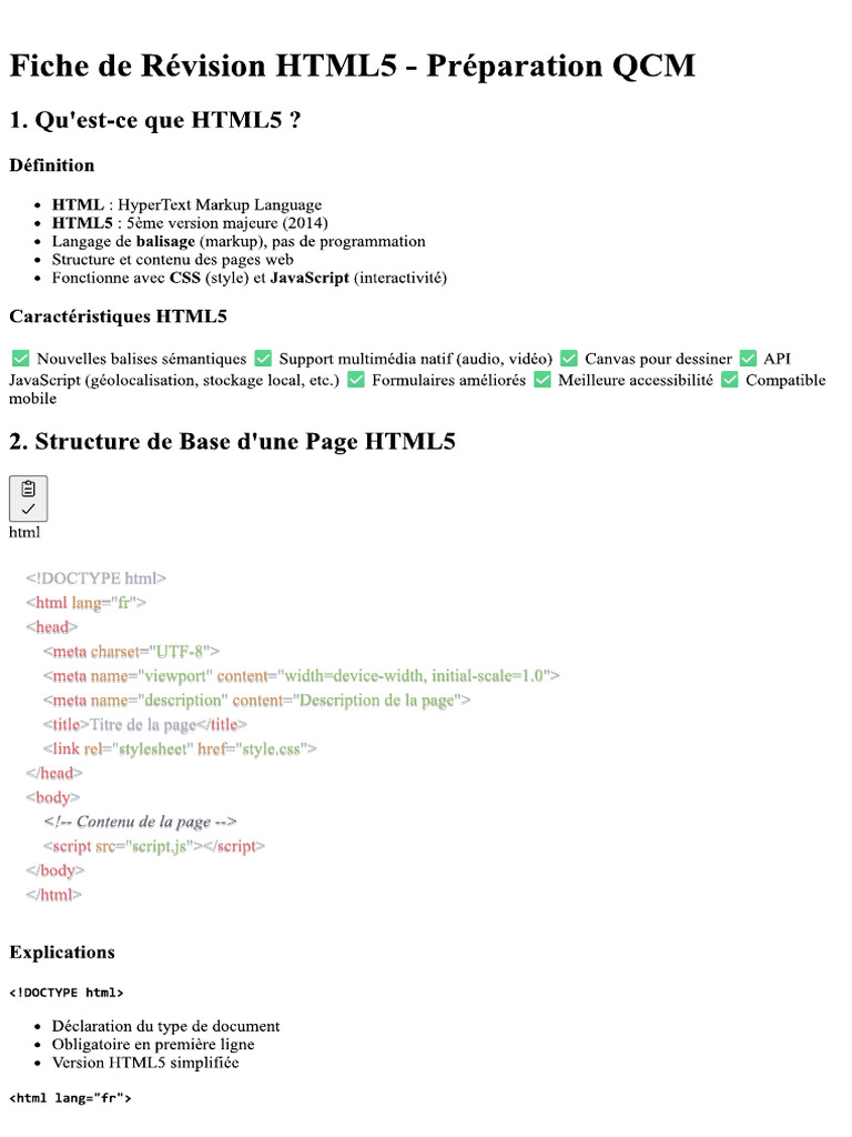 HTML5 REVISION visual data 7
