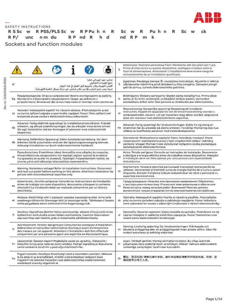 1SAC200421H0001 - en - C - End-Of-life Instruction - CR-S, CR-P, CR-M ...
