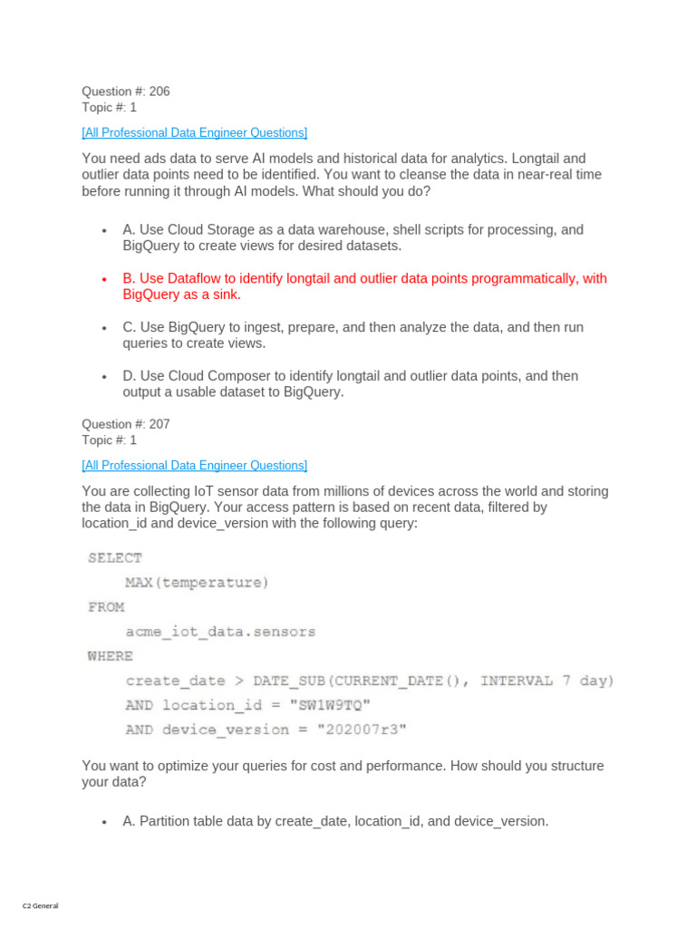 Google Cloud Data Engineering Solutions | PDF | Apache Hadoop | Cloud ...
