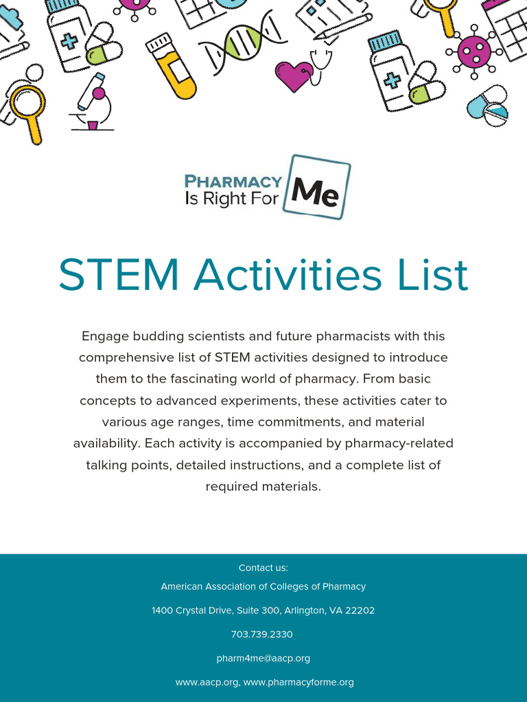 Engaging STEM Activities for Pharmacy | PDF | Medical Prescription ...
