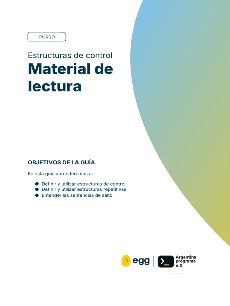 Copia de 02 - Java Intro P2 - Estructuras de Control | PDF | Flujo de ...