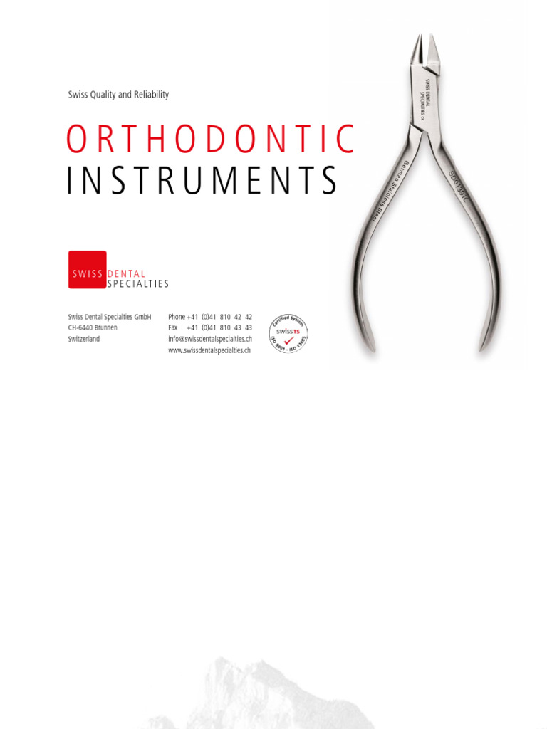 Swiss Dental Specialties Overview | PDF