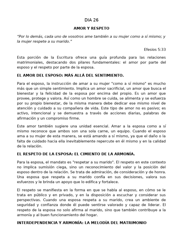 Amor y Respeto en el Matrimonio | PDF | Amor | Psicología Social