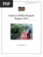 Download Kenyas MDGs Progress Report 2011pdf by B W Namano SN93790485 doc pdf