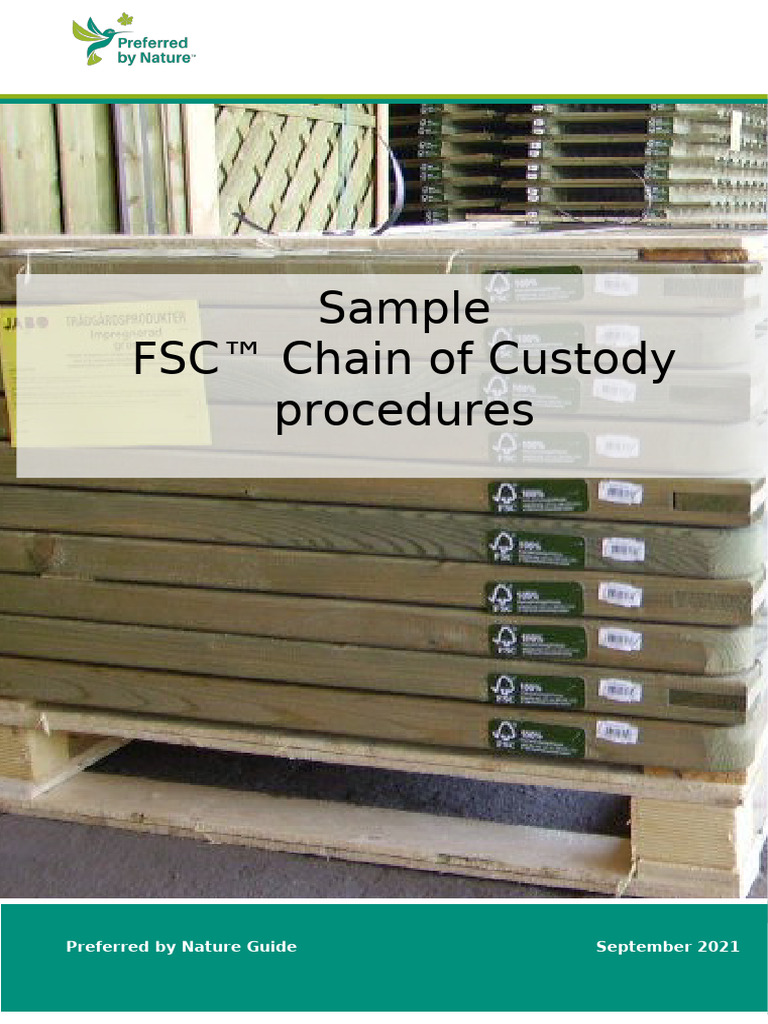 FSC Transfer System Procedures Guide | PDF | Forest Stewardship Council ...