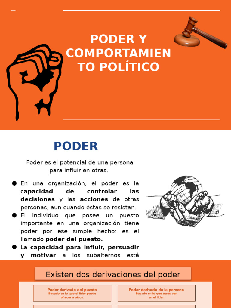 Poder y Comportamiento Político | PDF | Psicología Social | Sicología