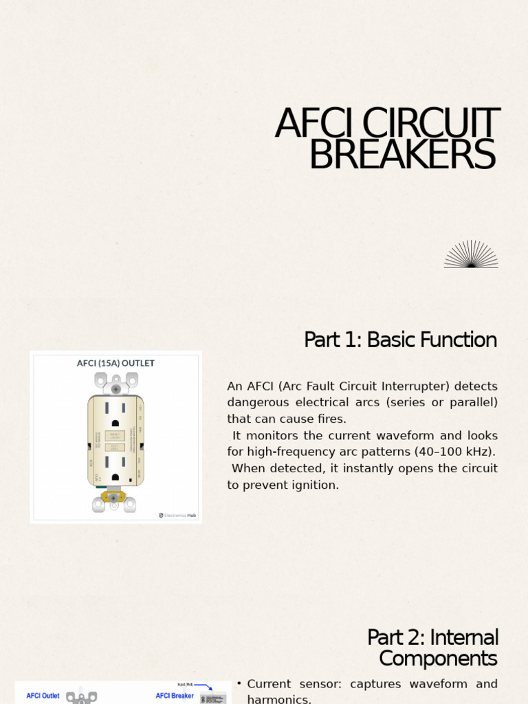 Understanding AFCI Circuit Breakers | PDF