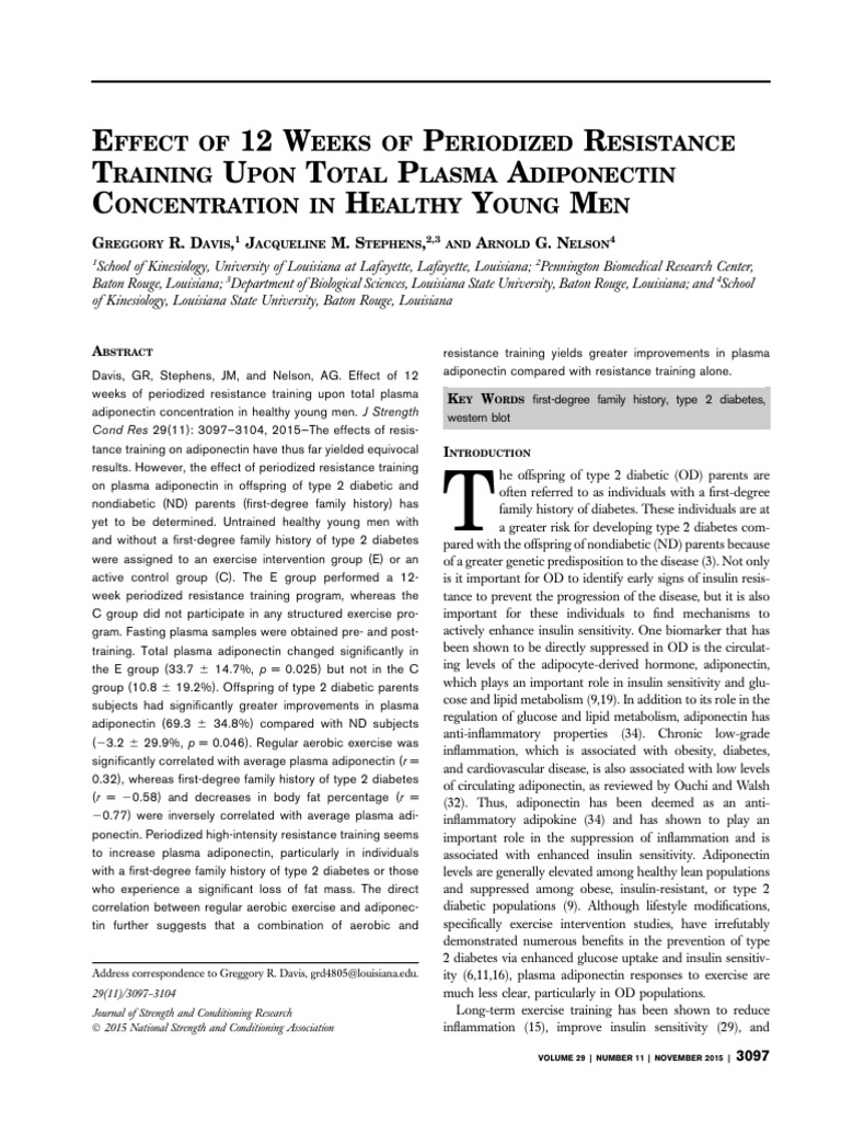 Davis 2015 J Strength Cond Res - Effect of 12 Weeks of Periodized ...