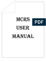 MCRST User Manual