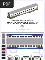 (Halzet) Papercraft Rel Dan Peron Kereta | PDF