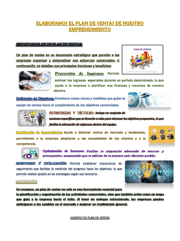 Plan de Ventas Estilizado | PDF | Planificación | Economias