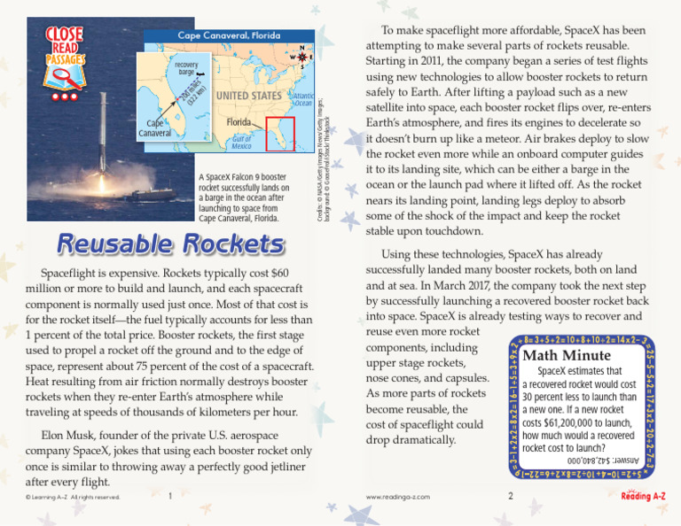 SpaceX's Reusable Rocket Innovations | PDF | Space X | Rocket