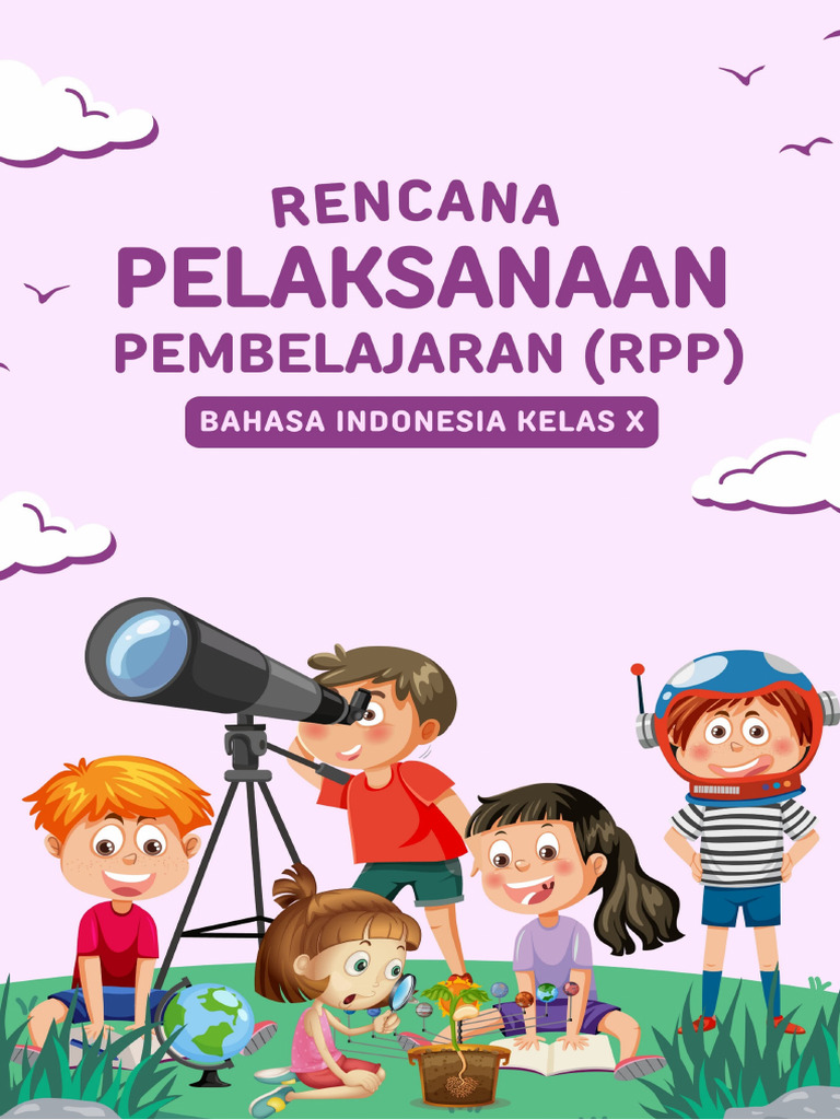 Deep Learning - RPP Bahasa Indonesia (Kelas X) | PDF