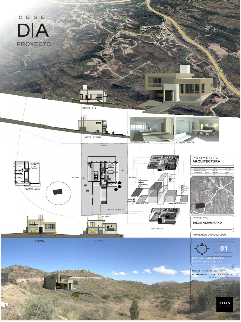 Proyecto de Vivienda Unifamiliar en San Luis | PDF