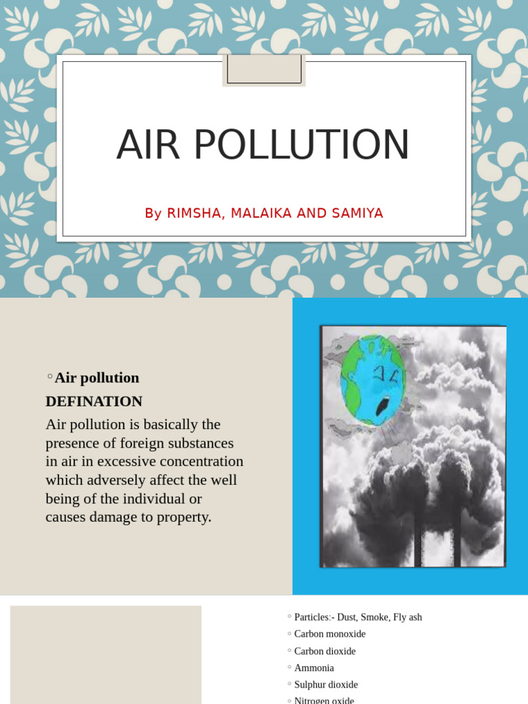 Air Pollution | PDF